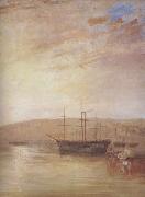 Joseph Mallord William Turner Shipping off East Cowes Headland (mk31) oil painting reproduction